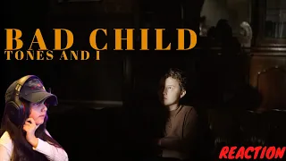 TONES AND I - BAD CHILD (OFFICIAL VIDEO) REACTION!!!