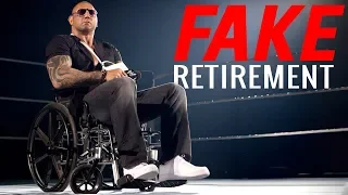 7  Wrestlers Who Shockingly FOOLED Everyone Faking Retirement!