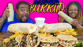 Massive Super Burrito - Tacos 3 Ways + Delicious Gorditas! 🌮