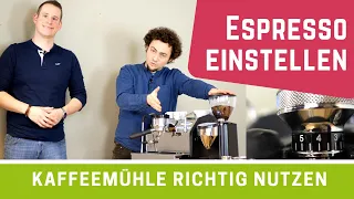 Kaffeemühle einstellen für Espresso (Tutorial)