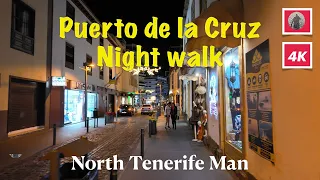 TENERIFE, Puerto de la Cruz, Night walk