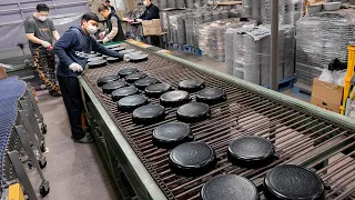 Non Stick Frying Pan Mass Production with 40 Years of History. Coated Pan Making Factory