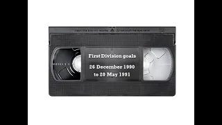 First Division goals 1990-91 VHS cassette vol 2