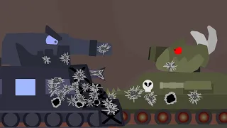 Close Battle Between Monsters - Cartoons about tanks