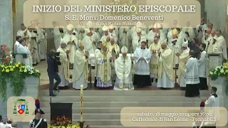 ore 16:00 - SANTA MESSA e INIZIO DEL MINISTERO EPISCOPALE DI MONS. BENEVENTI - VESCOVO  SAN MARINO