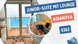 Zu klein mit Baby? Junior Suite AIDAnova 9262 Rundgang im Detail