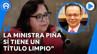 Norma Piña representa a las mujeres en la SCJN, es un hecho histórico: Germán Martínez