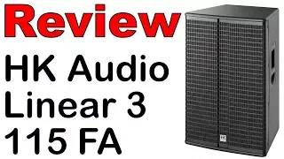 [Test] HK Audio Linear 3 115 FA - Professioneller Sound und einfache Bedienung