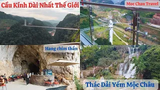 The World's Longest Glass Bottomed Bridge - God Bird cave - Dai Yem waterfall 2023