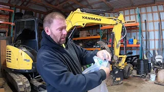 Yanmar VIO50-6 Case Drain Install. Part 1