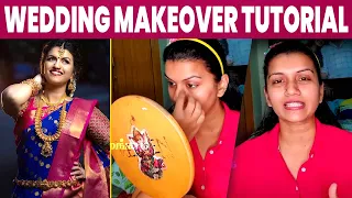 Wedding Makeover Tutorial | Function Going Makeup ideas | Serial Actress Sridevi Ashok