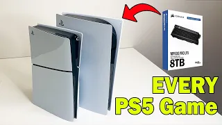 1TB vs. 2TB vs. 4TB vs. 8TB | Installing every PS5 Game!