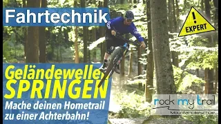 So springst du natürliche Wellen im Gelände! MTB Fahrtechnik Tutorial