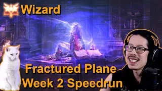8/24/22 Week 2 Wizard - Fractured Plane Speedrun Challenge - Diablo Immortal Gameplay