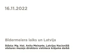 KLASISKĀS VĒRTĪBAS: Bīdermeiera laiks un Latvija