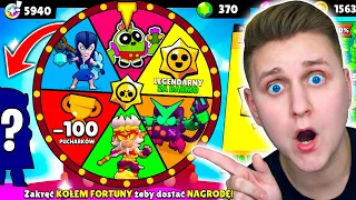 🔥KOŁO FORTUNY DECYDUJE o MOJEJ GRZE w BRAWL STARS i stało się TO! *LEGENDARNY ZA DARMO!?* ⭐️ Da Mian