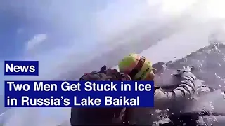 Tourists Fall Through Ice of Russia's Lake Baikal | The Moscow Times