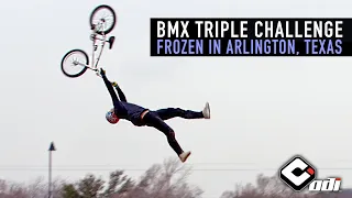 BMX IN A POLAR VORTEX - BMX TRIPLE CHALLENGE - ARLINGTON 2022