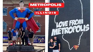Superman Celebration 2022- Metropolis, IL Comic Con Festival Road Trip Travel Vlog SMALLVILLE