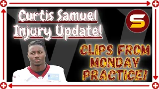 Curtis Samuel BACK? CLIPS OF MONDAY PRACTICE! Catching Passes From Fitz! Ready For Week 1? Running!