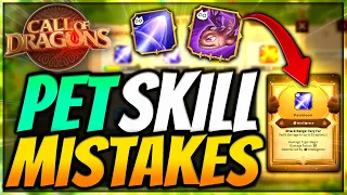 NEW Pet Skill System Tips - AVOID MAKING THESE MISTAKES - Call of Dragons