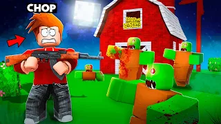 CHOP AND FROSTY FIGHT MILLION ZOMBIES IN ROBLOX