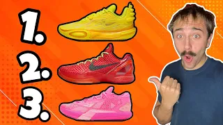 RANKING ALL MY NEW BASKETBALL SHOES!!