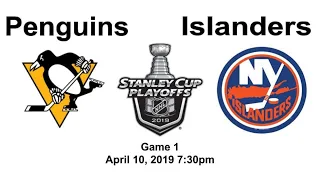 Pittsburgh Penguins vs New York Islanders Game 1 Live Reaction + Chat