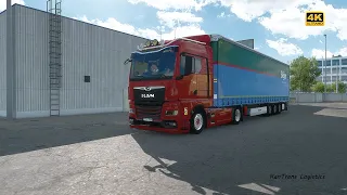 MAN TGX 2020 - Euro Truck Simulator 2 | ETS2 1.50 | 4K gameplay