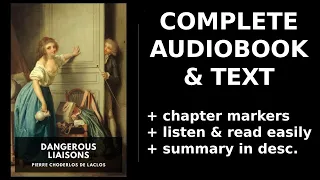 Dangerous Liaisons (2/2) 🌟 By Pierre Choderlos de Laclos. FULL Audiobook