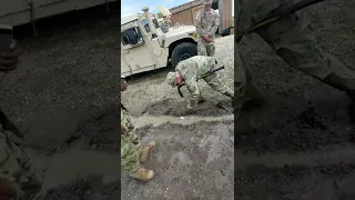 US Army Combat Engineers being bord