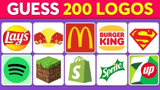 Guess the Logo in 3 Seconds | Red, Yellow and Green Logo 🍏 200 Famous Logos | Monkey Quiz