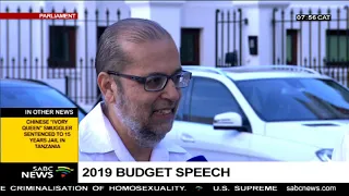2019 Budget Speech exoectations