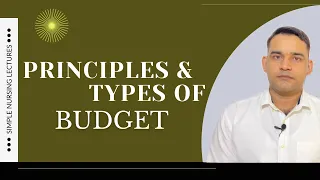 Principles & Types of budget in nursing