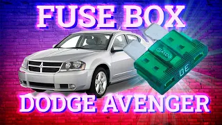 Dodge Avenger (2008-2014) fuse box diagrams