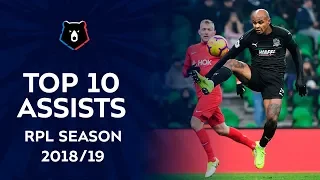 Top 10 Assists of 2018/19 RPL Season