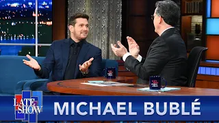 Michael Bublé Sings With Stephen Colbert On A Classic Sea Shanty, "Barrett's Privateers"