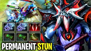PERMANENT STUN..!! Full Attack Speed Build Slardar 2x Moon Shard 7.27c | Dota 2