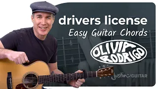 drivers license Easy Guitar Lesson | Olivia Rodrigo
