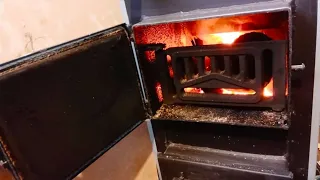 Твердотоплевный котел теплодар/Отопление дровами