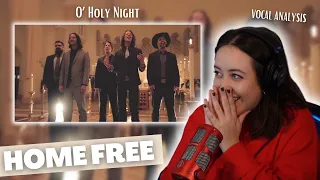 HOME FREE O' Holy Night | Vocal Coach Reaction (& Analysis) | Jennifer Glatzhofer