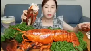 #Hungryeats_ASMR #쏘영_Ssoyoung #Eat_with_Boki Giant lobster Seafood ASMR Eating Show//Hungryeats ASMR