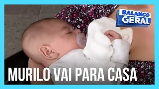 Caso Murilo: bebê recebe alta após cirurgia e vai para casa pela primeira vez