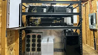 Crypto mining shed summer mods complete!