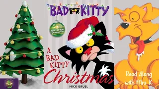 A BAD KITTY CHRISTMAS – Christmas books read aloud | ABC | Kindergarten | rhyming | Bedtime Stories