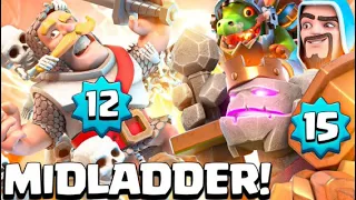 RAGING on MID-LADDER😡😤 - Clash Royale