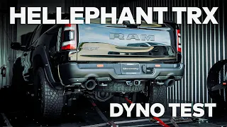 WORLD'S MOST POWERFUL RAM TRX Chassis Dyno Testing! // HELLEPHANT MADNESS Episode 3!