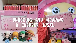 🍬Unboxing & modding a chopper 3ds xl console