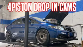 K24Z7 4Piston Drop in Cam Dyno Tune