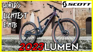 2023 scott lumen eride emtb | is world's lightest trail ebike !